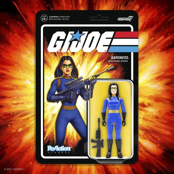 Imagem de Super7 G.I. Joe Baronesa Onda 1A Figura de Reação Multicolor