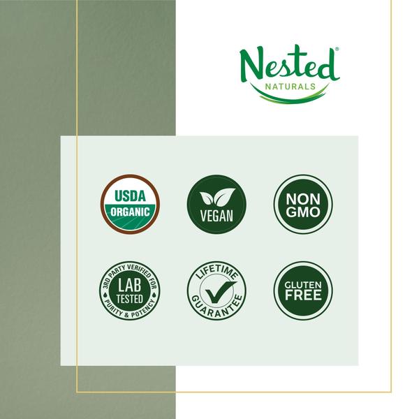 Imagem de Superalimento verde em pó Nested Naturals Super Greens 30g