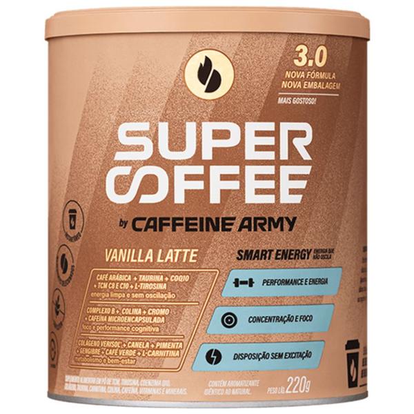 Imagem de Supercoffee 3.0 Caffeine Army 220g Blend Proteína Colágeno Verisol