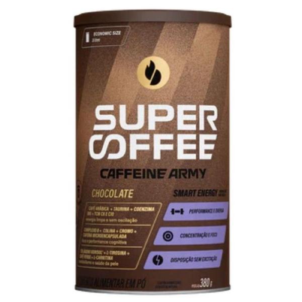 Imagem de SuperCoffee 3.0 Chocolate, Caffeine Army, 380 G