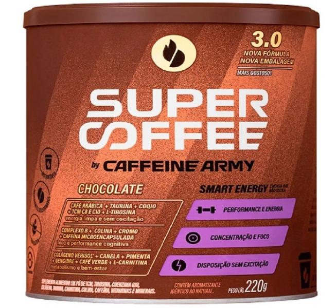 Imagem de Supercoffee 3.0 Combo com 10 Sachês de 10g  Todos os Sabores  Caffeine Army