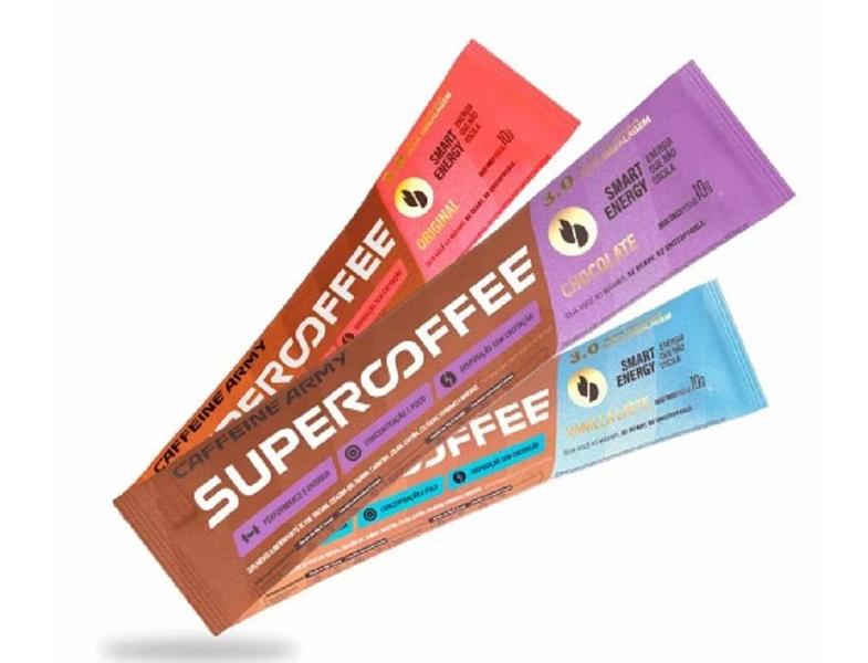 Imagem de Supercoffee 3.0 Combo com 10 Sachês de 10g  Todos os Sabores  Caffeine Army