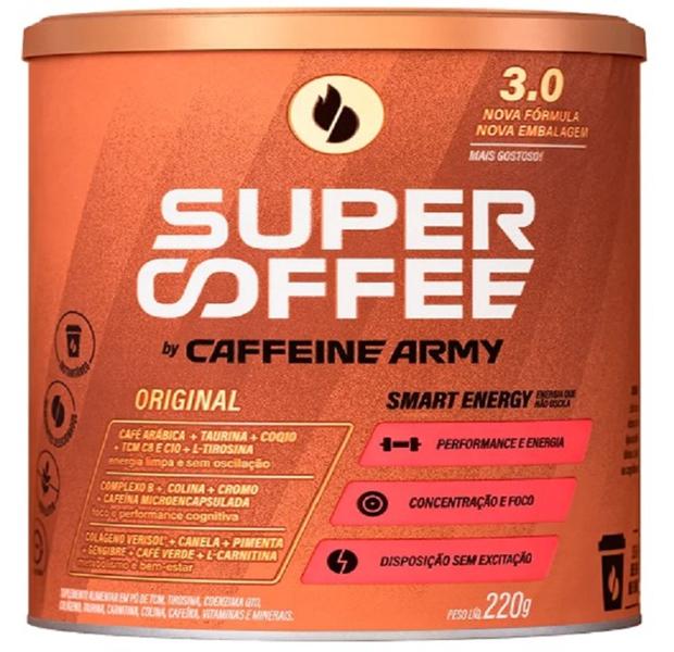 Imagem de Supercoffee 3.0 Sabor Tradicional de 220g-Caffeine Army