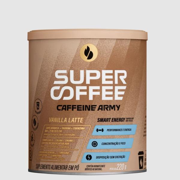 Imagem de SuperCoffee 3.0 Vanilla Latte Classic Size (220g) + Energia - Caffeine Army