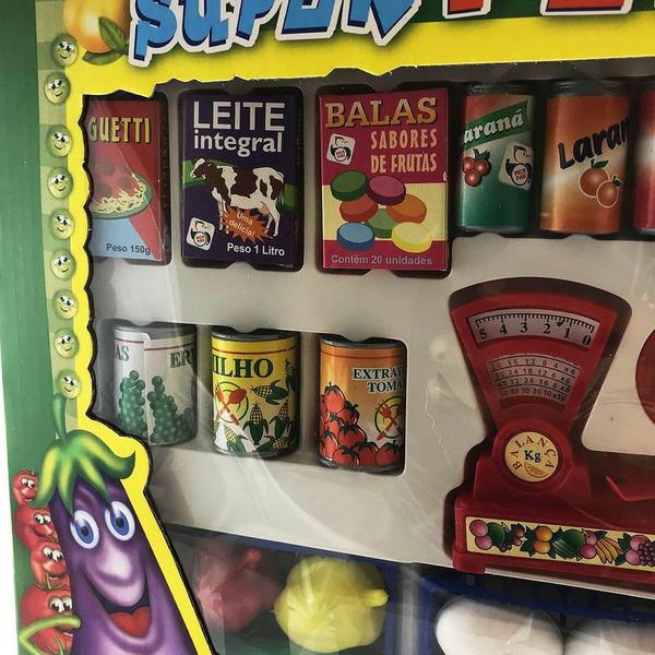 Imagem de Supermercado Infantil Super Feirinha Comidinhas 32 Peças