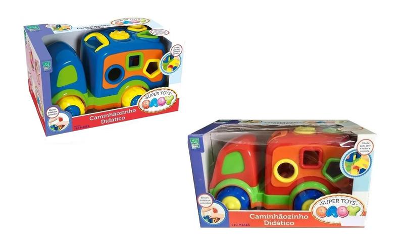 Imagem de Supertoys baby caminhãozinho didático