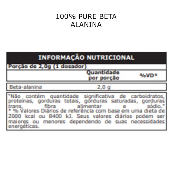 Imagem de Suplemento 100% Pure Beta Alanina Pote 150gr Probiótica