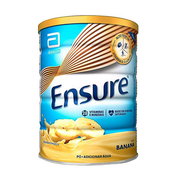 Suplemento Adulto Ensure Pó Sabor Banana 850g Imagem de Suplemento Adulto Ensure Pó Sabor Banana 850g