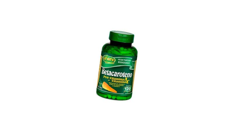 Suplemento Alimentar Betacaroteno C/60 Caps 500 Mg - Unilife - Unilife Industria Nutraceutica Imagem de Suplemento Alimentar Betacaroteno C/60 Caps 500 Mg - Unilife