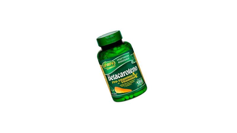 Suplemento Alimentar Betacaroteno C/60 Caps 500 Mg - Unilife - Unilife Industria Nutraceutica Imagem de Suplemento Alimentar Betacaroteno C/60 Caps 500 Mg - Unilife