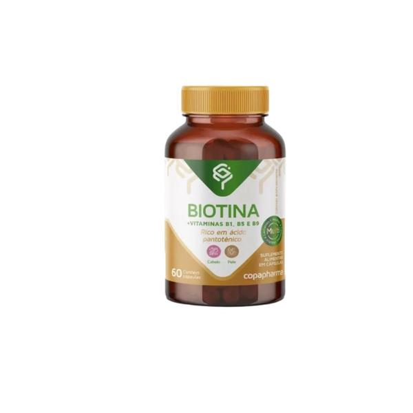 Imagem de Suplemento Alimentar Biotina+Vitaminas 60caps - Copapharma