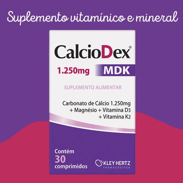 Imagem de Suplemento Alimentar Calciodex MDK Com 30 Cpr - Kley Hertz