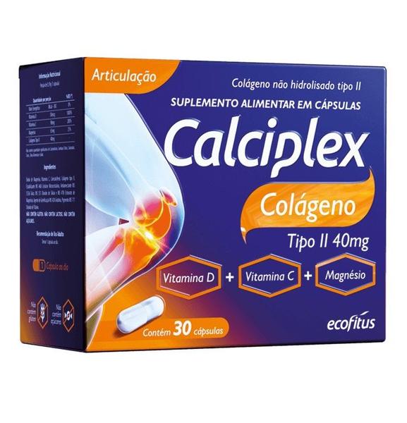 Imagem de Suplemento Alimentar Calciplex Tipo II C/30Caps - Ecofitus