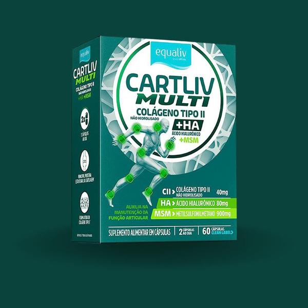 Imagem de Suplemento Alimentar Cartliv Multi 60 caps  Equaliv