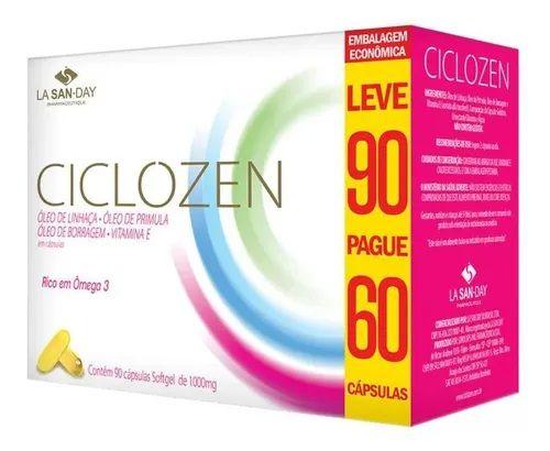 Imagem de Suplemento Alimentar Ciclozen Com 90 Cps S.Gel La San Day