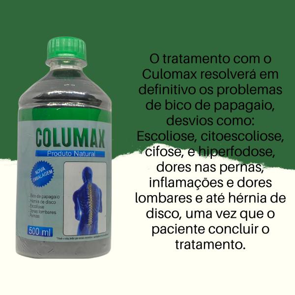 Imagem de Suplemento Alimentar Columax Natural Frasco 500ml Kit 8 Unidades