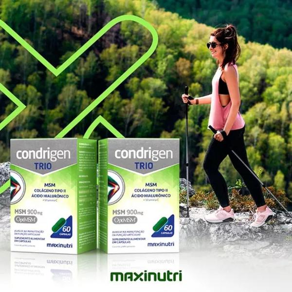 Imagem de Suplemento Alimentar Condrigen Trio 60 Capsulas  Maxinutri