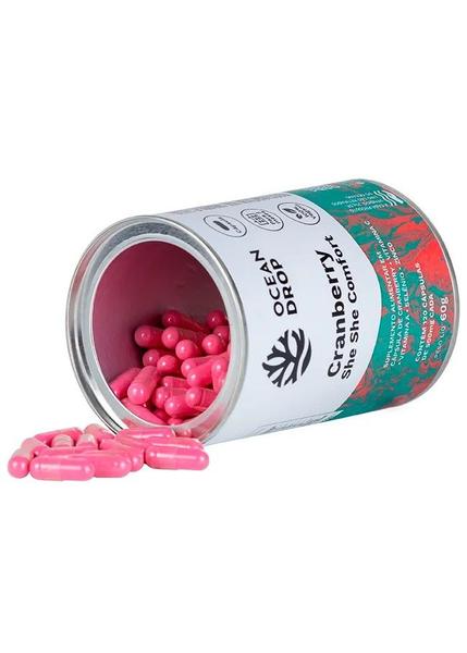 Imagem de Suplemento Alimentar Cranberry Em Cápsulas She She Comfort 120 Cápsulas 500mg Ocean Drop