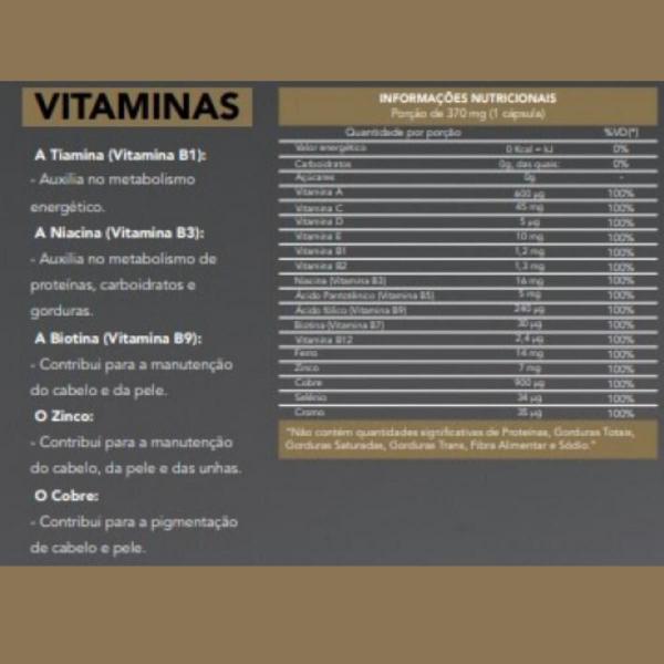 Imagem de Suplemento Alimentar de Vitaminas e Minerais Biocêutica Fisiofort Hair Cabelo, Barba e Pele Pote 60 Cápsulas 4 Unidades