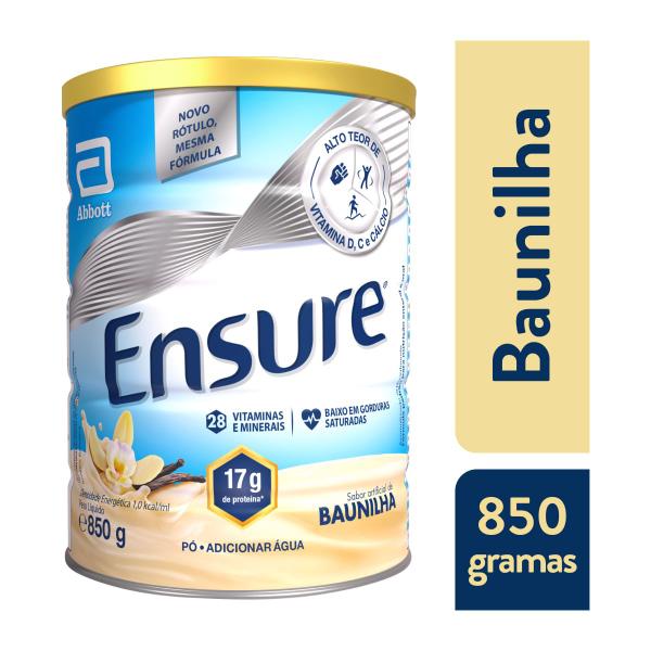 Imagem de Suplemento Alimentar Ensure Baunilha 850g