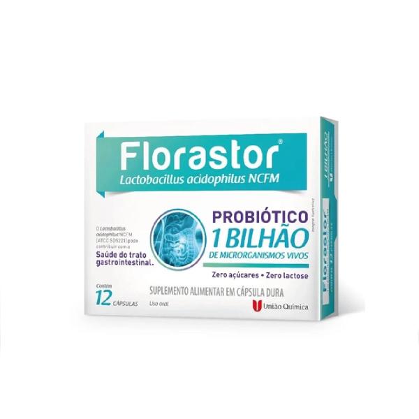 Imagem de Suplemento Alimentar Florastor 12 Cápsulas - União Química