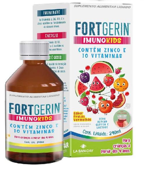 Imagem de Suplemento Alimentar FortGerin Imunokids 240Ml - La San Day