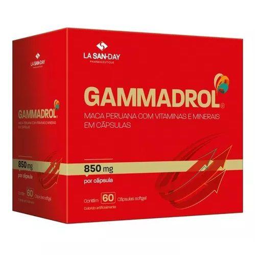 Imagem de Suplemento Alimentar Gammadrol 850Mg Com 60 Cps - La San Day