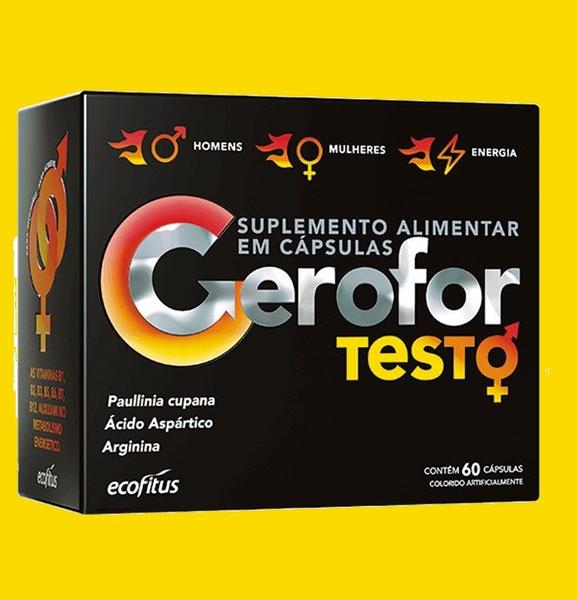 Imagem de Suplemento Alimentar Gerofor Testo 60 Capsulas - Ecofitus