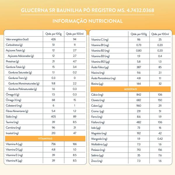 Imagem de Suplemento Alimentar Glucerna SR Baunilha 400g