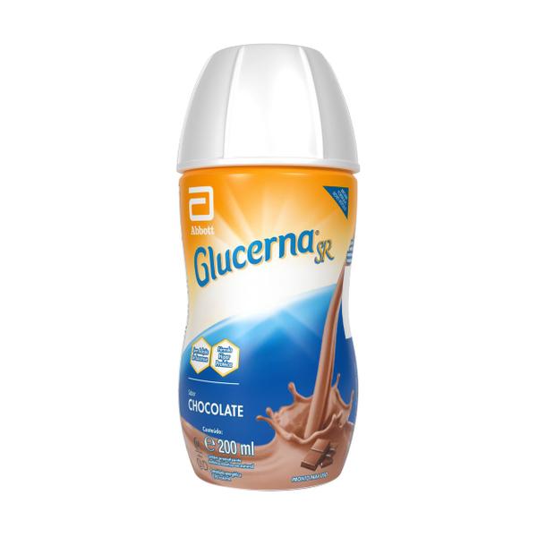 Imagem de Suplemento Alimentar Glucerna SR Chocolate 200ml - Kit 24 Uni.