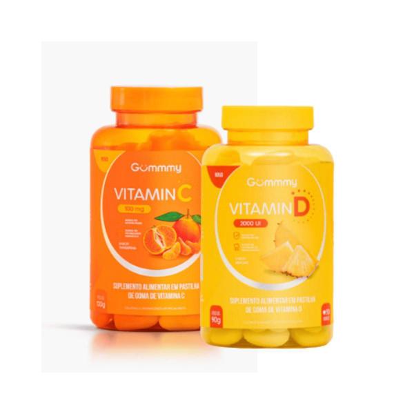 Imagem de Suplemento Alimentar Gummy Vitamina C + Vitamina D Combo