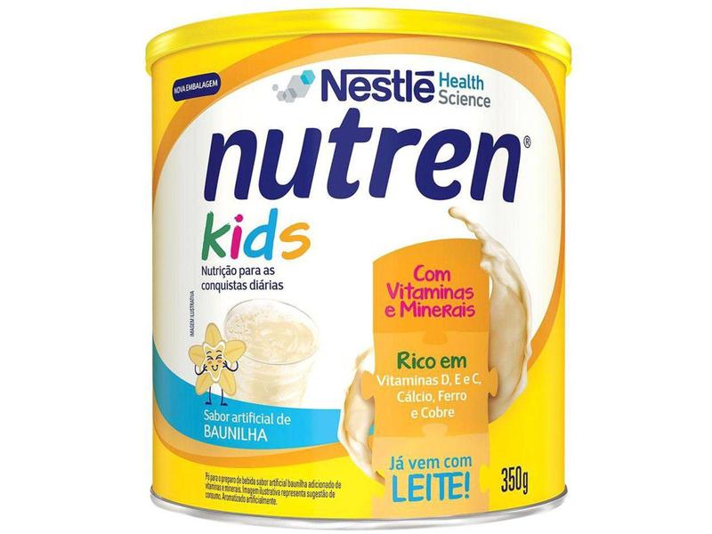 Imagem de Suplemento Alimentar Infantil Nestlé Nutren Kids - Baunilha 350g