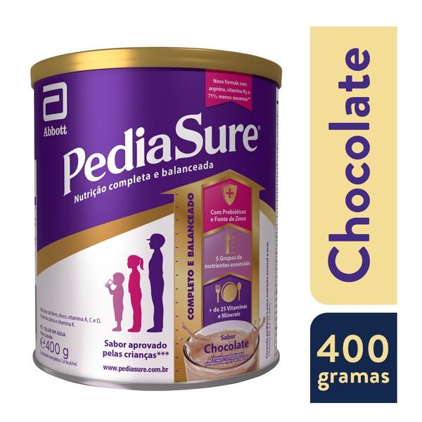 Imagem de Suplemento Alimentar Infantil Pediasure Chocolate 400g - Nova Fórmula