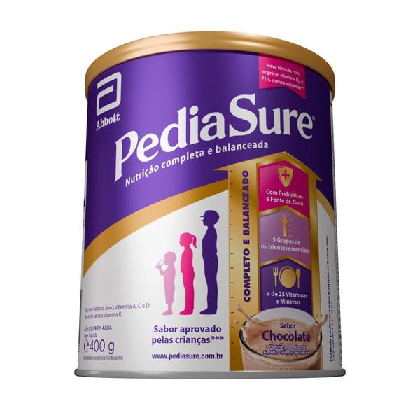 Suplemento Alimentar Infantil Pediasure Chocolate 400g - Nova Fórmula - Abbott Imagem de Suplemento Alimentar Infantil Pediasure Chocolate 400g - Nova Fórmula