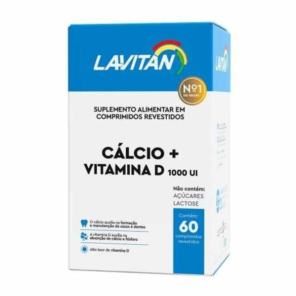 Imagem de  Suplemento Alimentar Lavitan Cálcio + D 1000UI com 60 Comprimidos