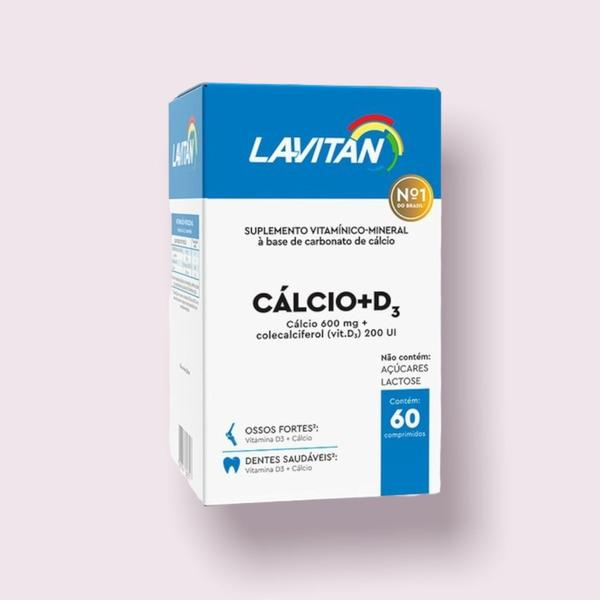 Suplemento alimentar lavitan cálcio + D 60 comprimidos - Cimed Imagem de Suplemento alimentar lavitan cálcio + D 60 comprimidos