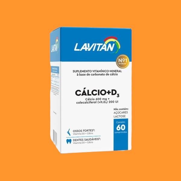 Suplemento alimentar lavitan cálcio + D 60 comprimidos - Cimed Imagem de Suplemento alimentar lavitan cálcio + D 60 comprimidos
