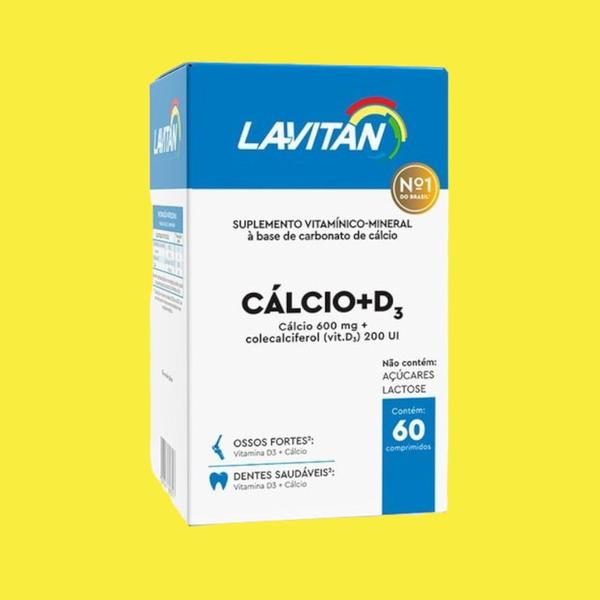 Suplemento alimentar lavitan cálcio + D 60 comprimidos - Cimed Imagem de Suplemento alimentar lavitan cálcio + D 60 comprimidos
