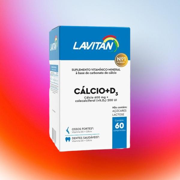 Imagem de Suplemento alimentar lavitan cálcio + D 60 comprimidos