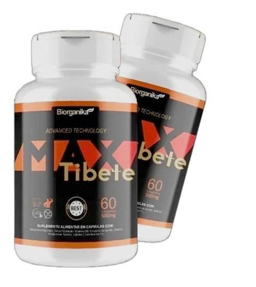 Imagem de Suplemento Alimentar Max Tibete 120 Capsulas Kit 2 Potes