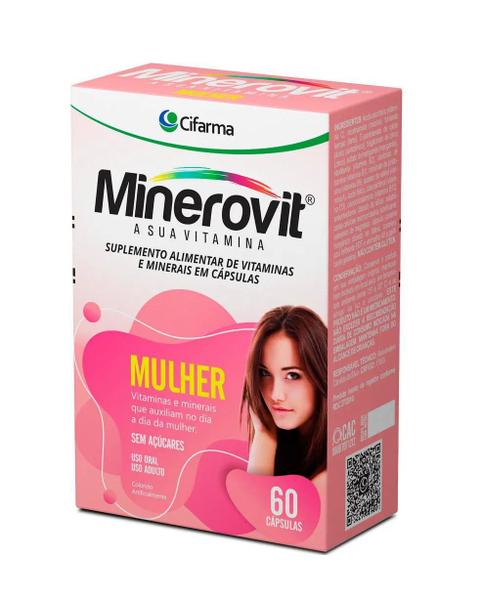 Imagem de Suplemento Alimentar Minerovit Mulher Com 60 Cáp - Cifarma