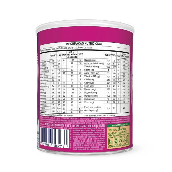 Suplemento Alimentar Nutren Para Mulheres Com Colágeno Sabor Dark Chocolate 400g Nestlé Imagem de Suplemento Alimentar Nutren Para Mulheres Com Colágeno Sabor Dark Chocolate 400g Nestlé