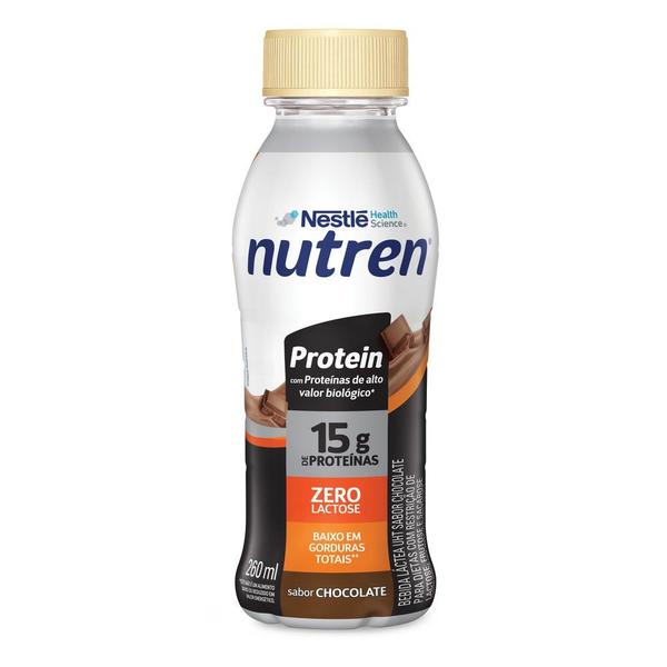 Imagem de Suplemento Alimentar Nutren Protein 15g de proteínas Chocolate 260ml