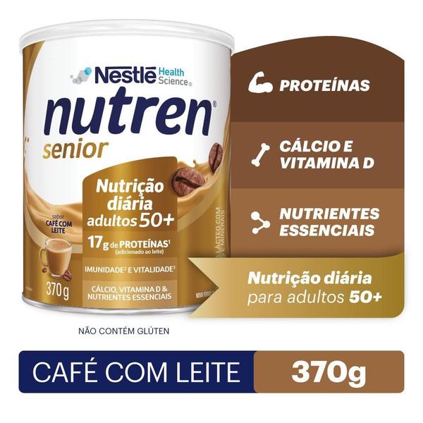 Imagem de Suplemento Alimentar Nutren Senior Café com Leite 370g