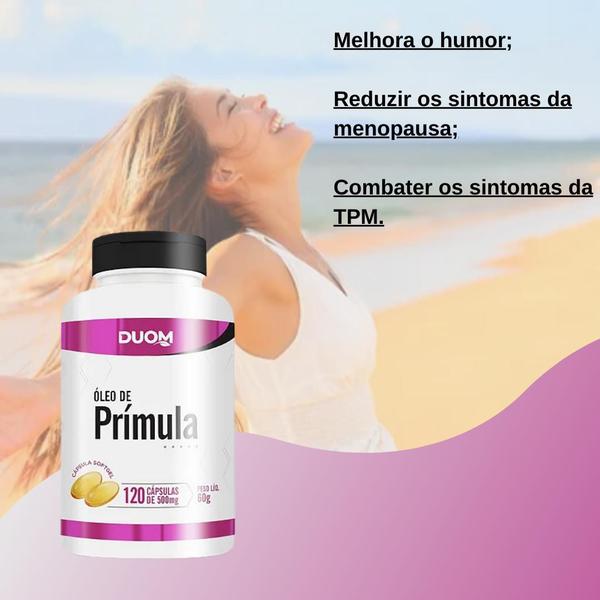 Suplemento Alimentar Óleo de Prímula C120 caps Duom - Duom Lab Eireli Imagem de Suplemento Alimentar Óleo de Prímula C120 caps Duom
