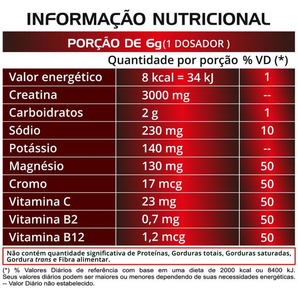 Imagem de Suplemento Alimentar P/ Treino Creatina em Pó EuroNutry 150g