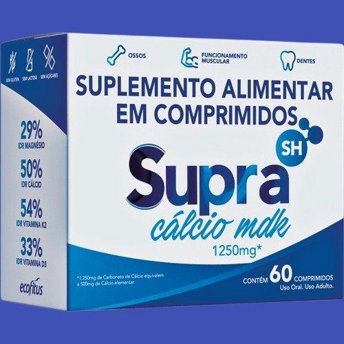 Imagem de Suplemento Alimentar Supra SH Calcio MDK C/60Comp - Ecofitus