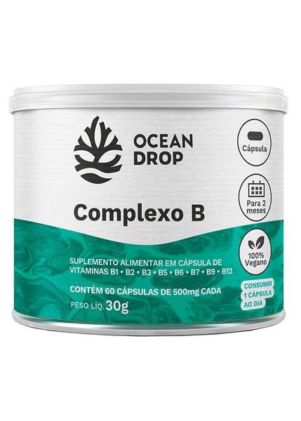 Imagem de Suplemento Alimentar Vitaminas Complexo B Ocean Drop 60 Cápsulas 500mg