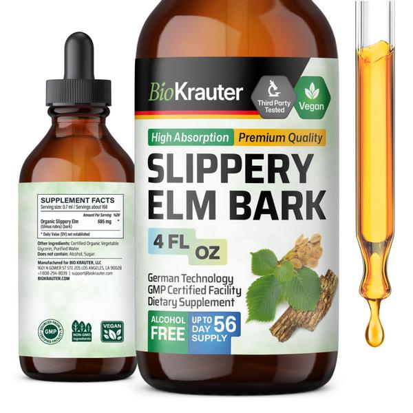 Imagem de Suplemento BIO KRAUTER Slippery Elm Bark Liquid 120mL