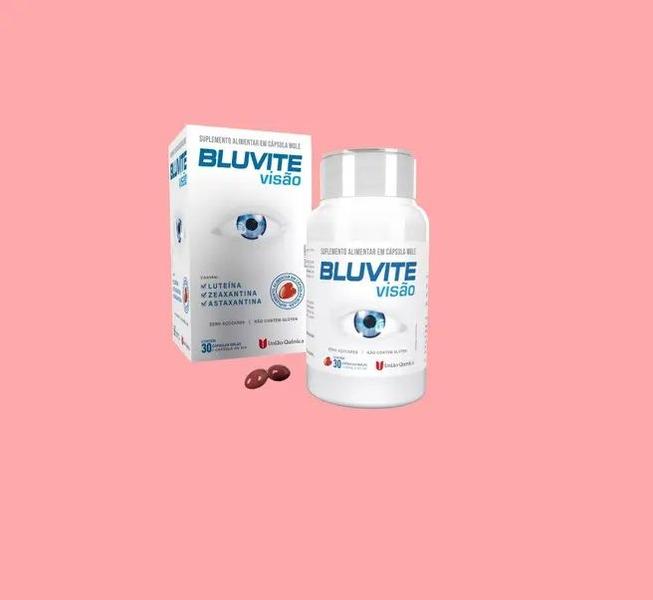 Suplemento Bluvite Visão Com 30 Cápsulas - União Química - União Quimica Imagem de Suplemento Bluvite Visão Com 30 Cápsulas - União Química